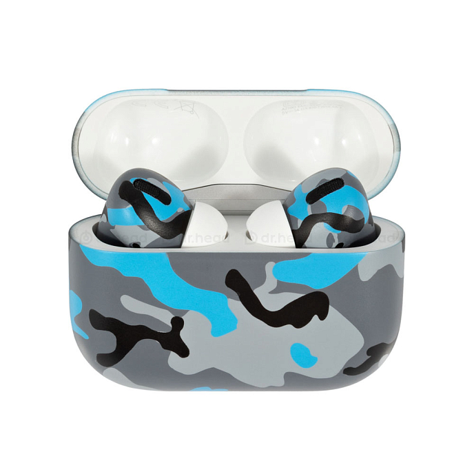 Беспроводные наушники Apple AirPods Pro 2nd gen with MagSafe USB-C (2023) Blue Camo Matte - рис.0