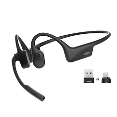 Shokz OpenComm2 2025 Upgrade Stereo Black