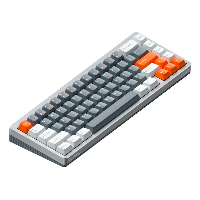 Клавиатура NuPhy Halo65 HE Magnetic Coral Switch Grey - рис.0
