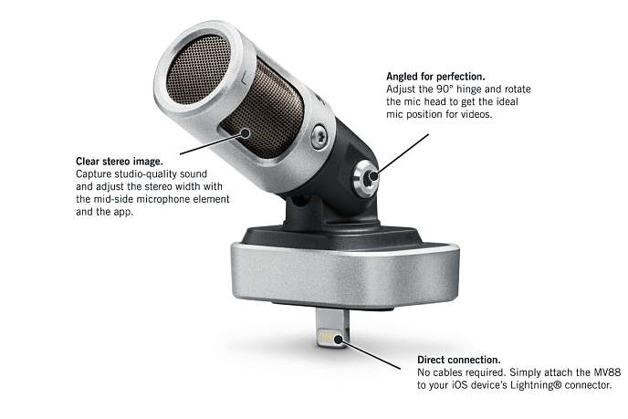 Микрофон для телефонов Shure MV88 - рис.2