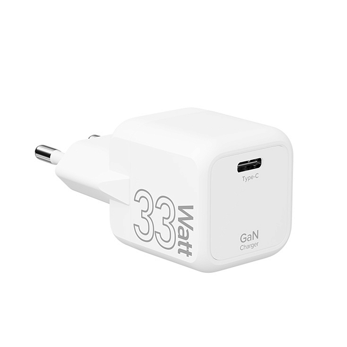 Сетевое зарядное устройство Lyambda LJC-33-1C 33W GaN White - рис.0