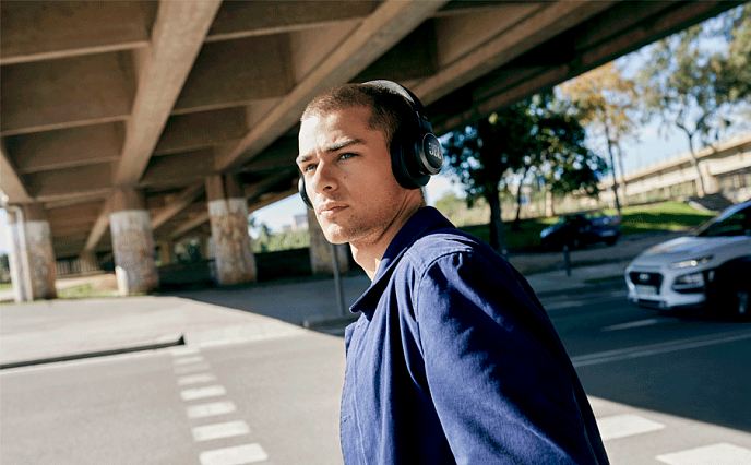 Беспроводные наушники JBL Live 500BT Blue - рис.9