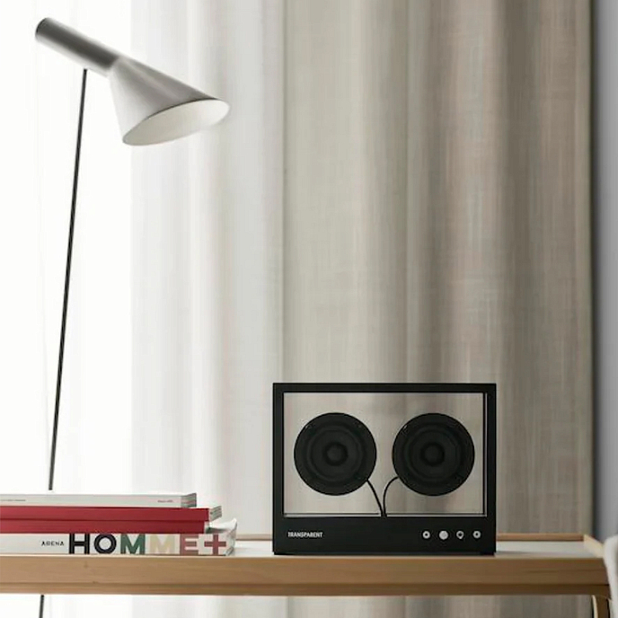 Портативная колонка Transparent Small Speaker Black - рис.5