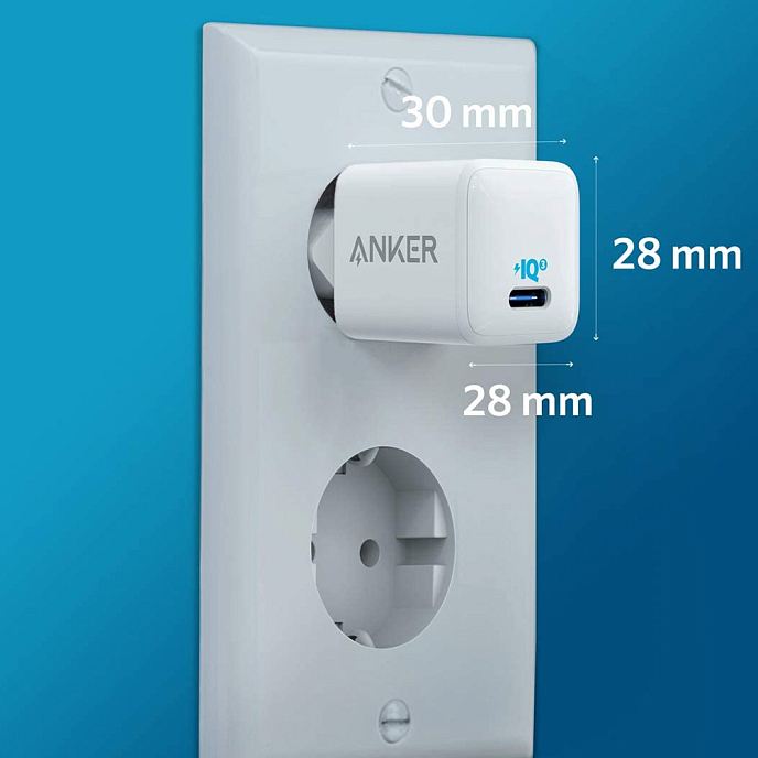 Сетевое зарядное устройство Anker PowerPort III Nano 18W USB-C White - рис.2