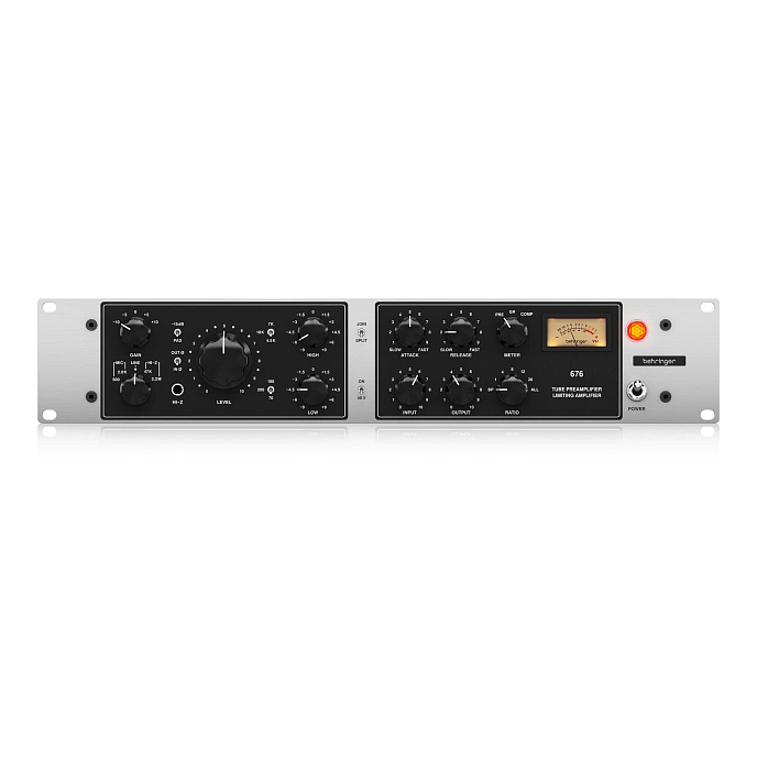 Микрофонный предусилитель Behringer 676 Silver Black - рис.2