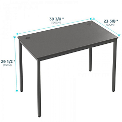 Стол EUREKA ERK-CD-039B Black