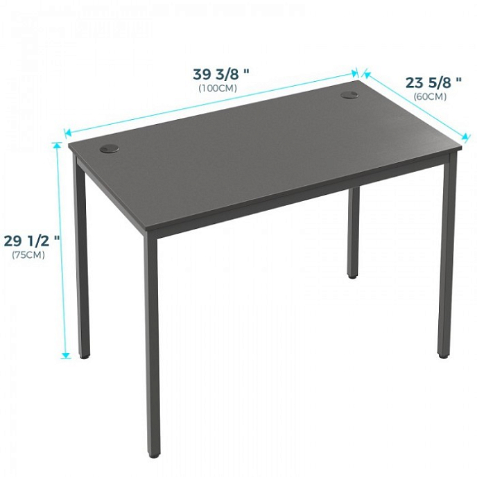 Стол EUREKA ERK-CD-039B Black - рис.4