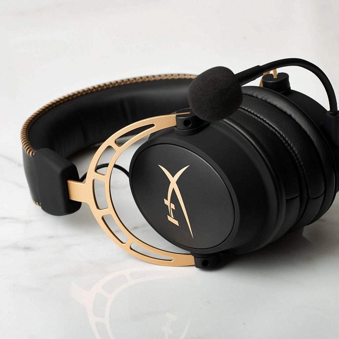 Игровая гарнитура HyperX Cloud Alpha Gold - рис.1