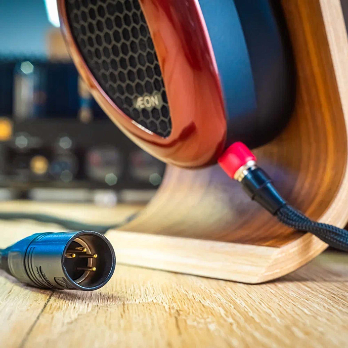 High End наушники Dan Clark Audio AEON2 Open 4-pin XLR 2.0m black/red полноразмерные наушники открытого типа_OpenBox - рис.24