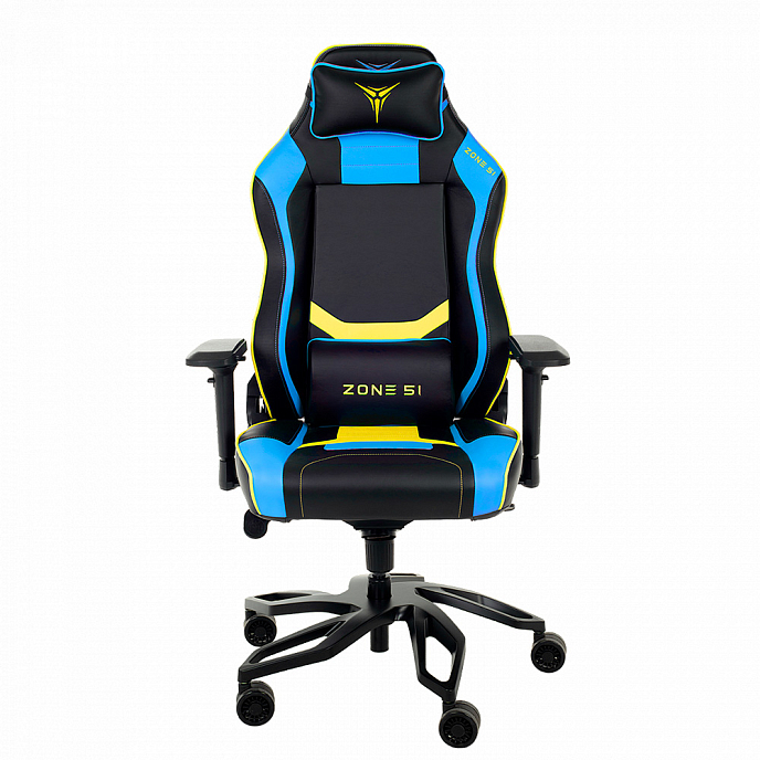 Компьютерное кресло ZONE 51 Cyberpunk Blue / Yellow - рис.0