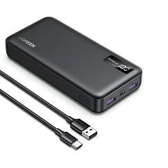 Внешний аккумулятор UGREEN PB312 20000mAh PD 20W Black