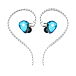 Наушники внутриканальные Hidizs MS1 Rainbow Blue - рис.4