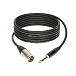 Кабель Klotz M1MS1K1000 Black XLR(m) – Jack 6.3 10m - рис.0