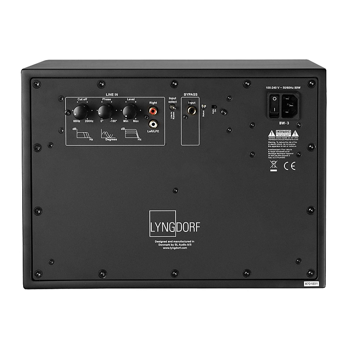 Сабвуфер Lyngdorf BW-3 Matte Black - рис.2