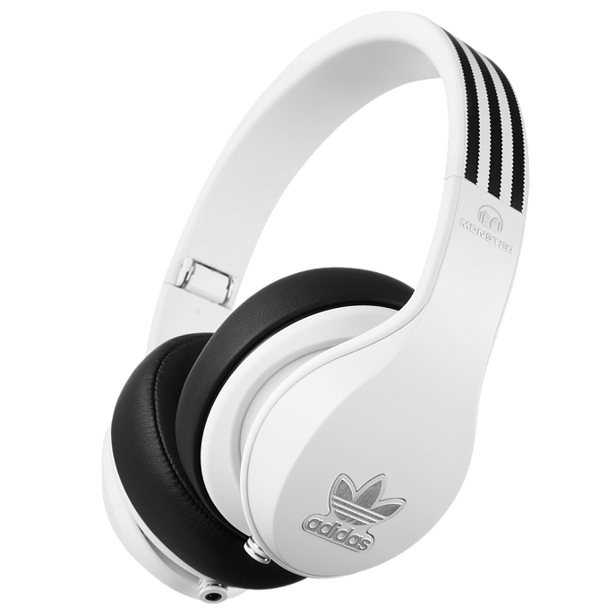 Наушники MONSTER ADIDAS ORIGINALS OVER EAR HEADPHONES (WHITE) - рис.4