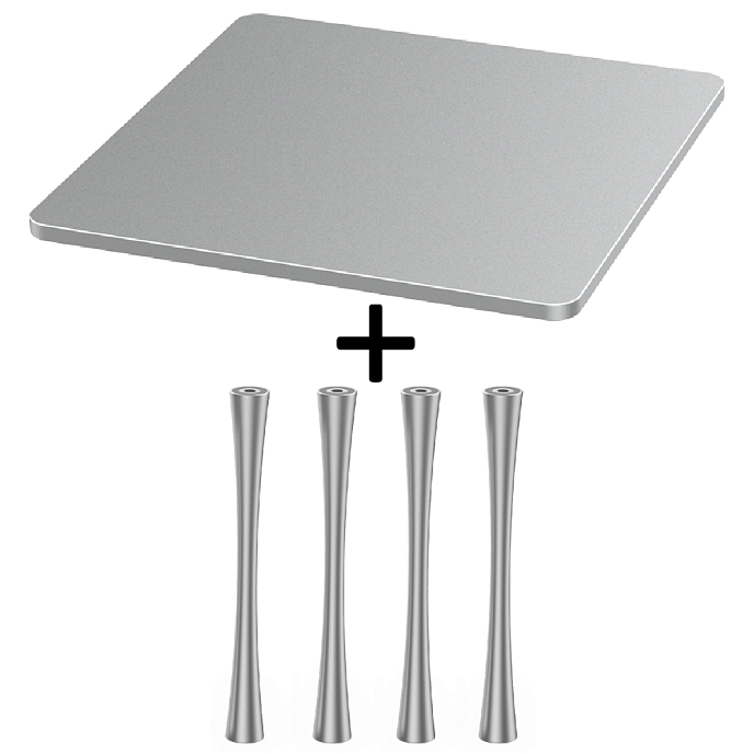 Стойка для Hi-Fi ddHiFi HS250 + SR180 x 4 Anodized Silver/Silver - рис.0