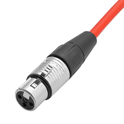 Кабель HeadMade Pro XLR-F - XLR-M Red 3m