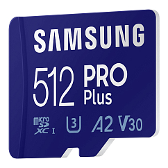 Карта памяти Samsung PRO Plus MicroSDXC 512GB