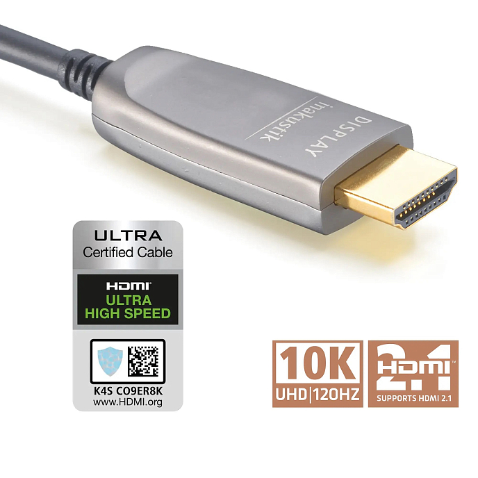 Кабель Inakustik Profi HDMI 2.1 optical fiber cable 70m - рис.1