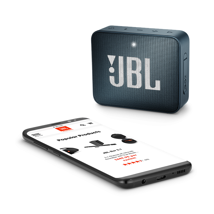 Портативная колонка JBL GO 2 Navy - рис.4
