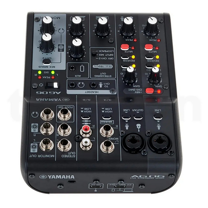 Микшерный пульт Yamaha AG06MK2 Black - рис.3