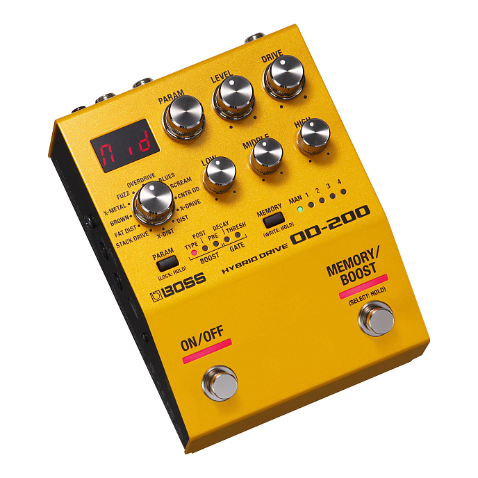 Процессор эффектов Boss OD-200 Yellow - рис.1
