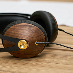 Кабель Meze Mono Standard 3.5mm with Mic Black Gold 1.2m