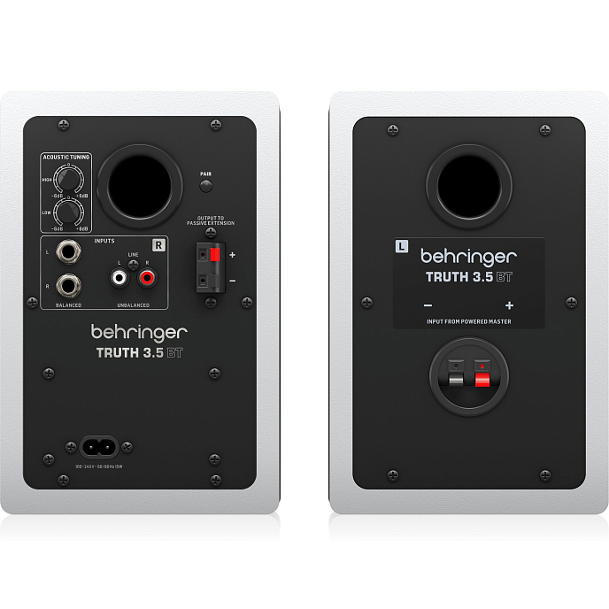 Студийный монитор Behringer TRUTH 3.5 BT-WH White - рис.3