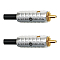 Wireworld Male Gold Tube RCA pair