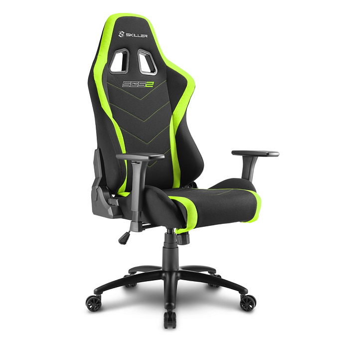 Компьютерное кресло Sharkoon Skiller SGS2 Green Black - рис.2