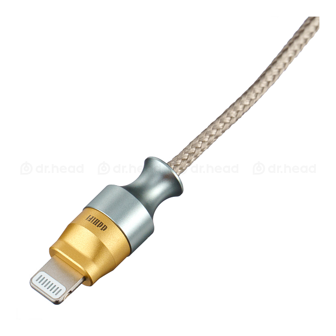 Кабель ddHiFi M110A 2-pin - Lightning Silver - рис.1