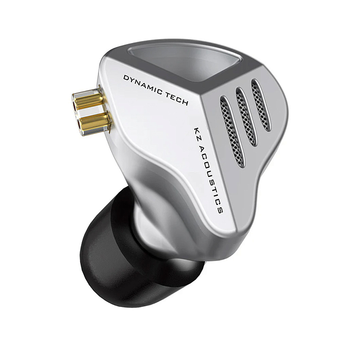 Наушники внутриканальные KZ ZVX without Mic silver проводные внутриканальные наушники с динамическим драйвером_OpenBox - рис.3