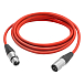 Кабель HeadMade Pro XLR-F - XLR-M Red 3m - рис.1