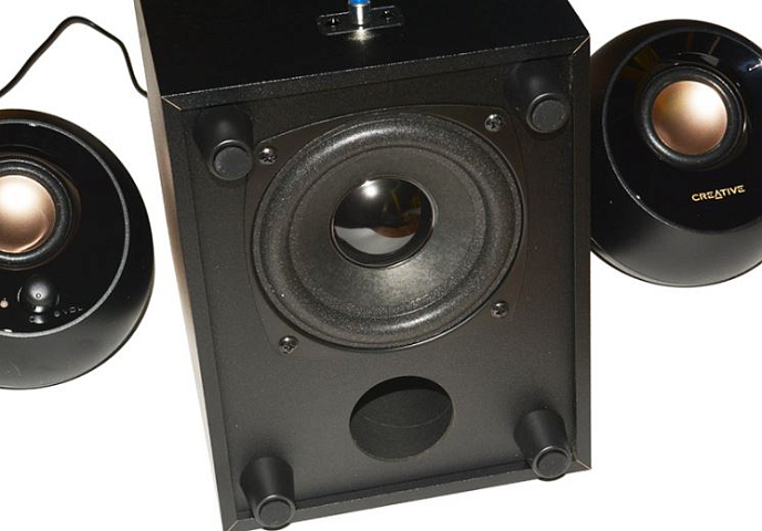 Компьютерные колонки Creative Pebble Plus 2.1 black - рис.16