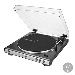 Проигрыватель винила Audio-Technica AT-LP60X USB Gun Metal