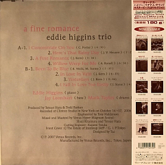 Виниловая пластинка Eddie Higgins Trio – A Fine Romance - Hyper Magnum Sound LP