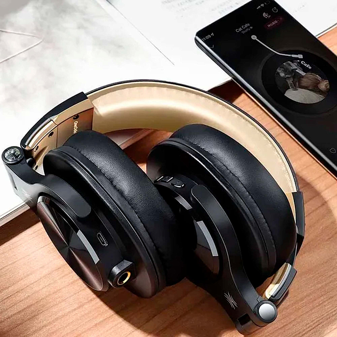 Беспроводные наушники OneOdio A70 Black/Golden - рис.2