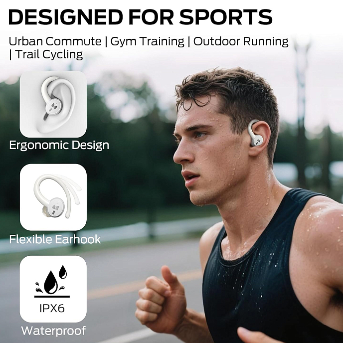 Беспроводные наушники Monster N-Lite 216 White - рис.4