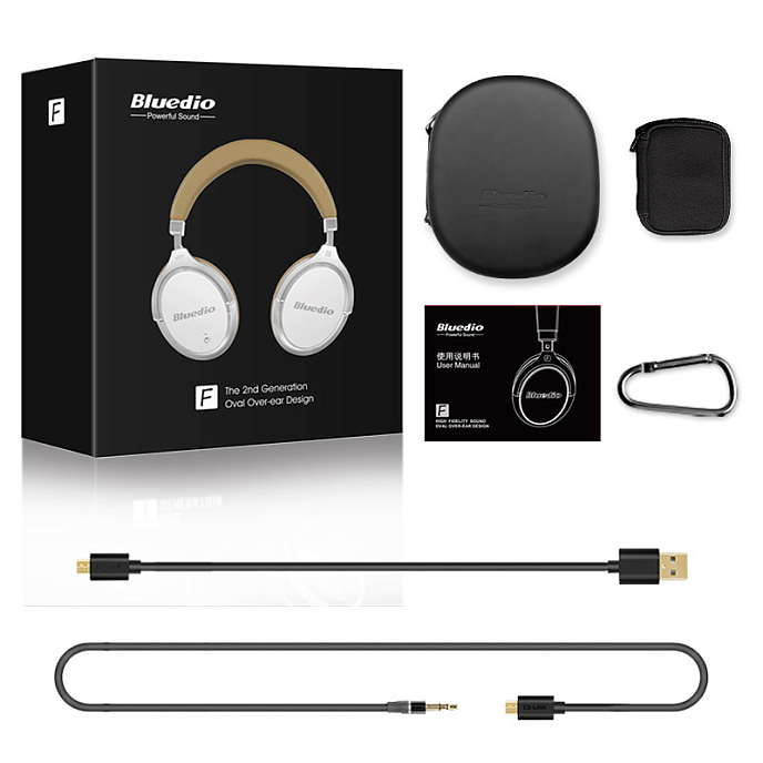 Беспроводные наушники Bluedio Faith 2 White - рис.8