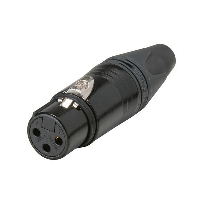 Разъём Neutrik NC3FXX-B XLR-f - рис.0