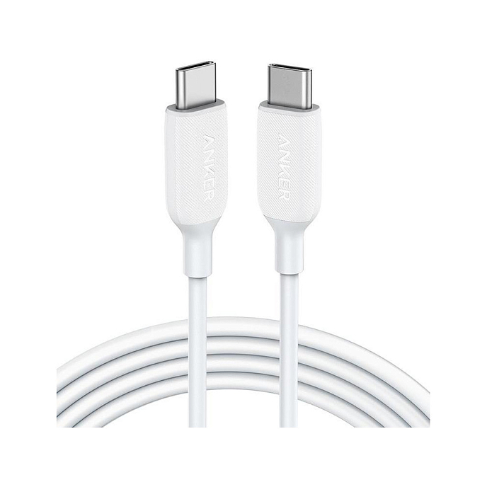 Кабель Anker PowerLine III USB-C - USB-C 1.8m White - рис.1