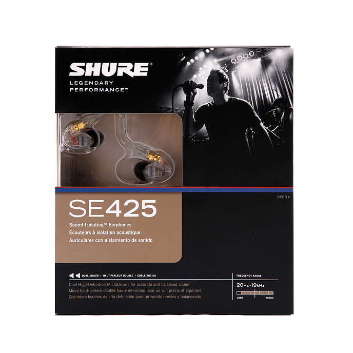 IEM наушники Shure SE425 Clear - рис.3