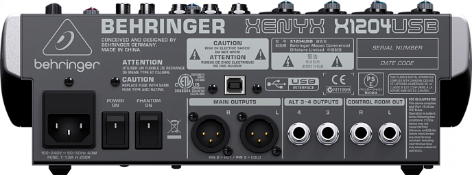 Микшерный пульт BEHRINGER X1204USB - рис.5