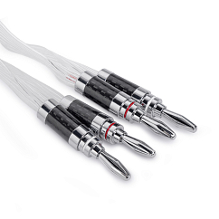 Кабель HeadMade Speaker Cable Silver flat Banana/Banana 1.5m