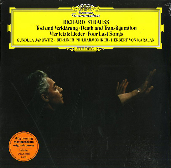 Пластинка Gundula Janowitz; Berliner Philharmoniker; Herbert von Karajan - Richard Strauss: Tod Und Verkl?rung · Death And Transfiguration Vier Letzte Lieder · Four Last Songs - рис.0