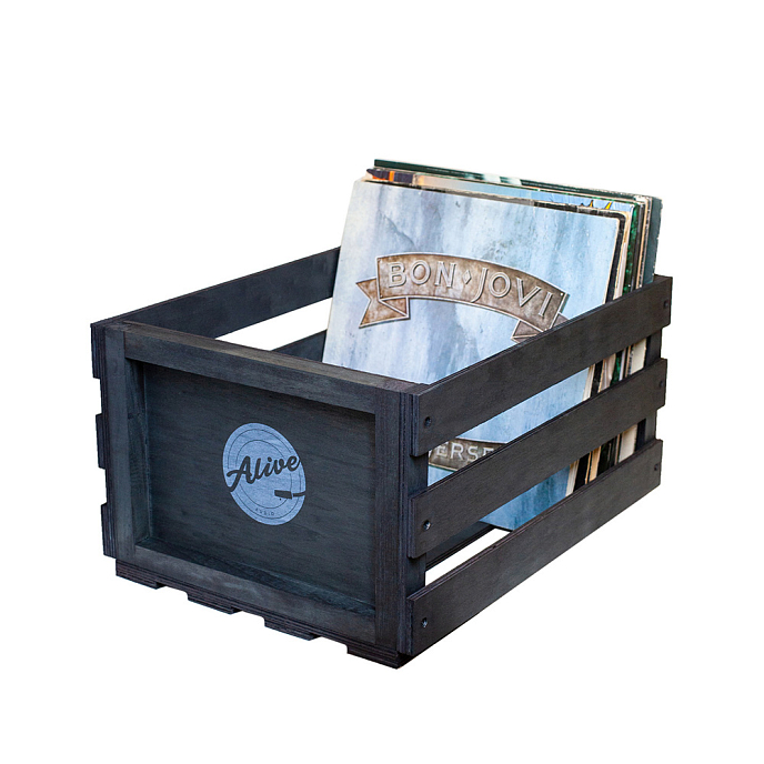 Ящик для винила Alive Audio Nature BX-084 Black - рис.1