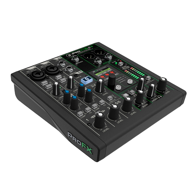 Микшерный пульт Mackie ProFX6v3+ Black - рис.2