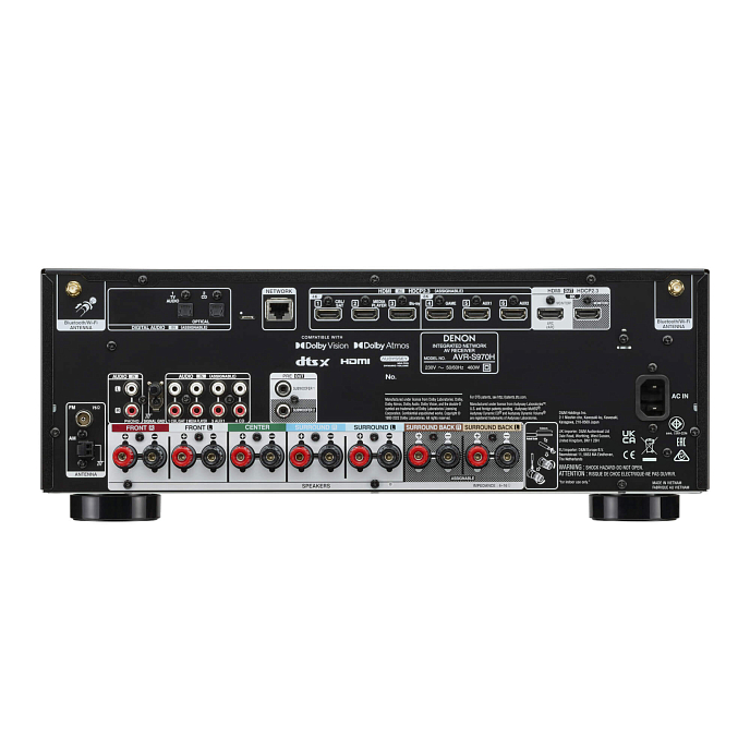 Ресивер Denon AVR-S970H Black - рис.3
