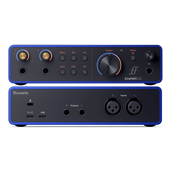 Аудиоинтерфейс Focusrite Scarlett 2i2 4th Gen Anniversary Edition Blue - рис.6