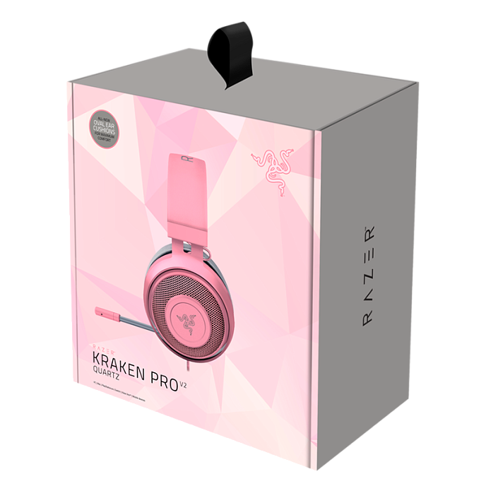 Игровая гарнитура Razer Kraken Pro V2 Oval Quartz Pink - рис.5